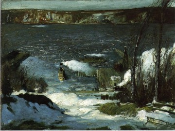 Paisaje del río Norte George Wesley Bellows Pinturas al óleo